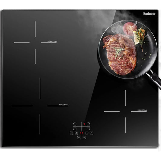 🍳 Piano Cottura Karinear 4 Fuochi – Eleganza, Sicurezza e Precisione