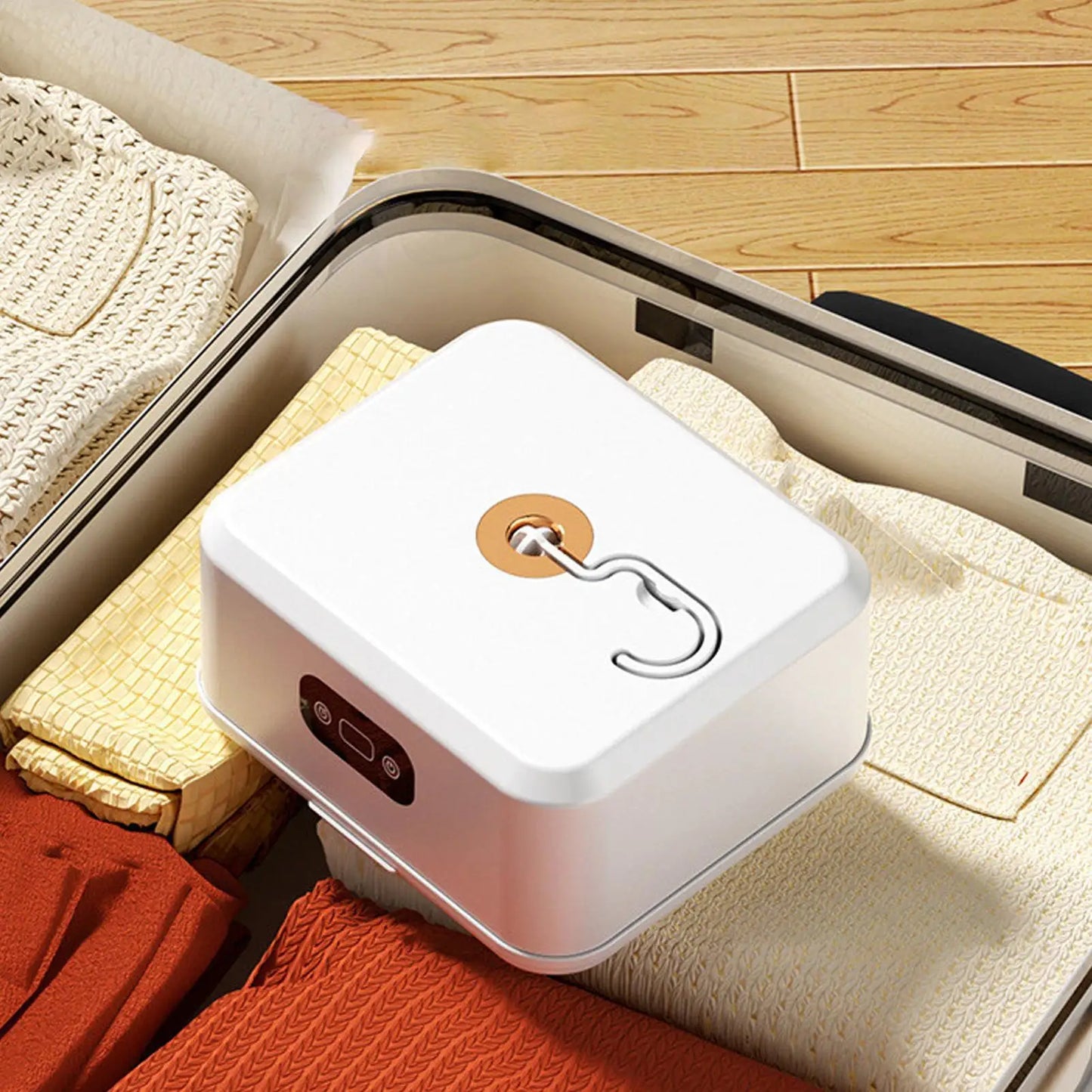 Stendibiancheria Elettrico Portatile Salvaspazio Multifunzionale per Asciugatura Rapida Biancheria