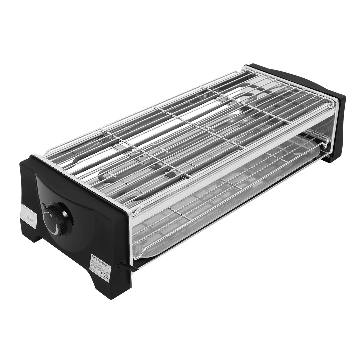 Griglia Elettrica da Interno 2200W Antiaderente con Regolazione Temperatura