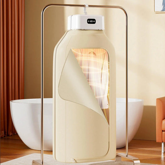 Stendibiancheria Elettrico Portatile Salvaspazio Multifunzionale per Asciugatura Rapida Biancheria