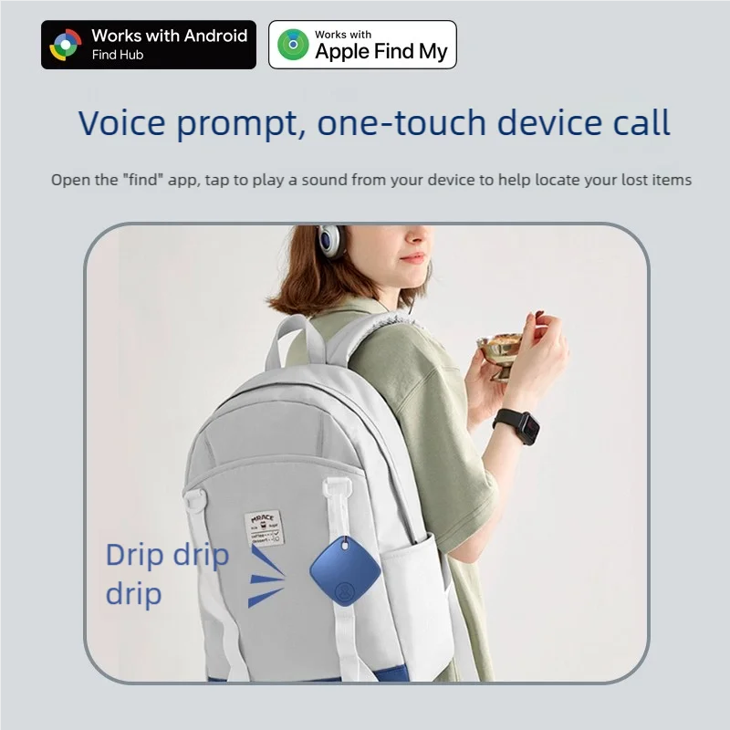 Localizzatore GPS Smart per Animali - Tracker Bluetooth Anti-Smarrimento iOS/Android