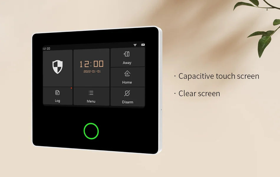 Kit Allarme Casa WiFi Smart con Display Touch 4.3" - Sistema Antifurto Wireless Tuya con 10 Lingue e Controllo App