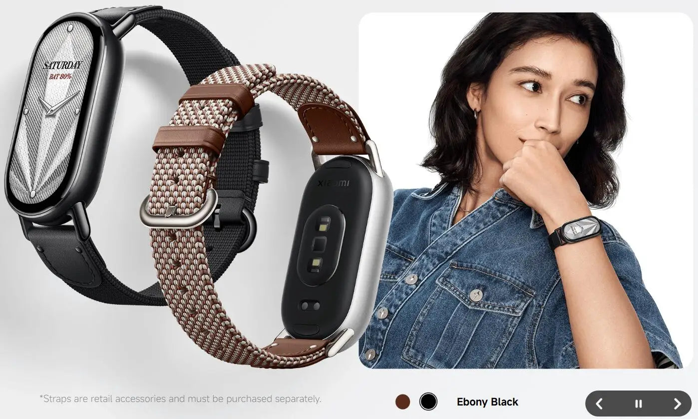 Xiaomi Mi Band 10 - Fitness Tracker con Display AMOLED 1.72" e 150+ Modalità Sport