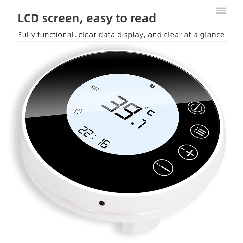 Termostato Smart WiFi X7 16A per Riscaldamento a Pavimento con Controllo App