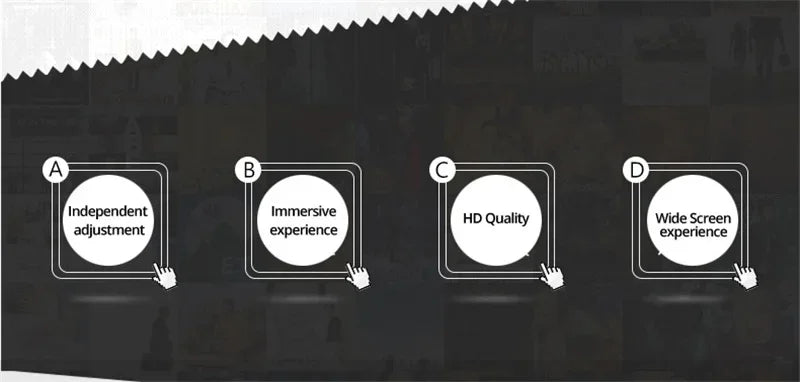 VR Shinecon 10.0 - Visore Realtà Virtuale 3D per Smartphone con Cuffie Integrate