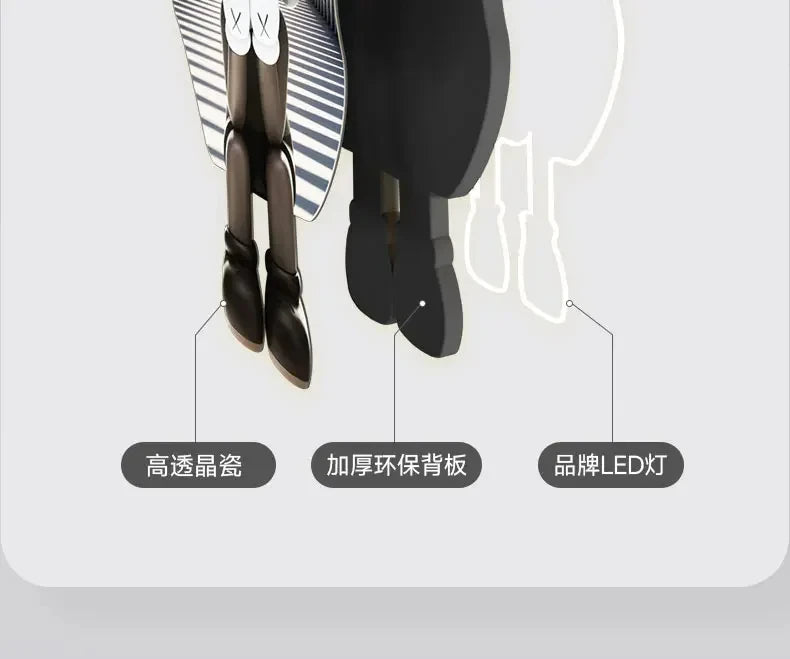 Orologio da Parete LED di Design Minimalista Nordico