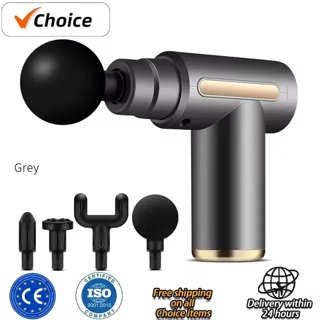 Mini Pistola Massaggiante USB - Massaggiatore Muscolare Portatile per Collo e Fascia