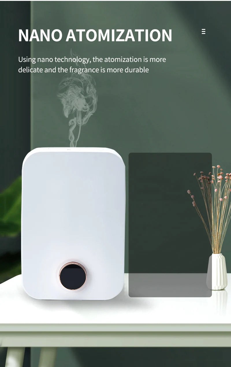 Diffusore Professionale Smart da Parete – Aroma Diffuser 150ml Senza Acqua per Casa e Ambienti Eleganti