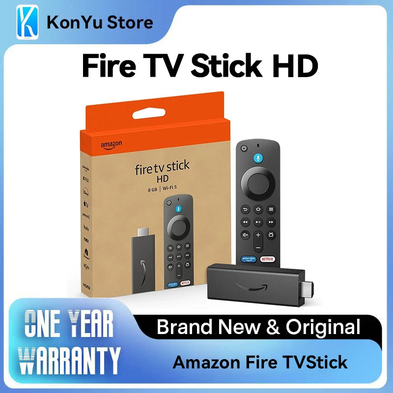 Amazon Fire TV Stick HD - Streaming TV in HD, Alexa Voice Remote, Controlli Smart Home