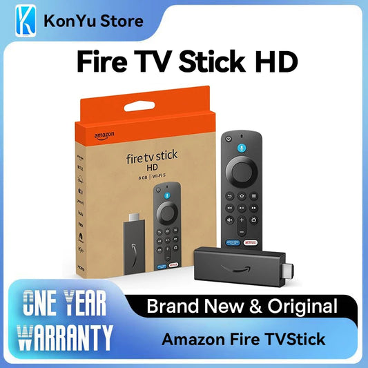 Amazon Fire TV Stick HD - Streaming TV in HD, Alexa Voice Remote, Controlli Smart Home