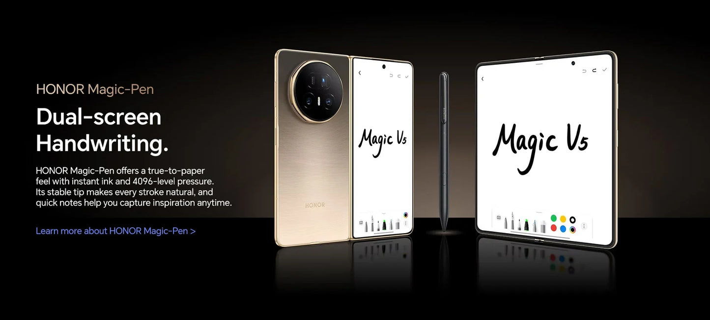 Honor Magic V5 5G - Smartphone Pieghevole con Display OLED 7.95" e Snapdragon 8 Elite