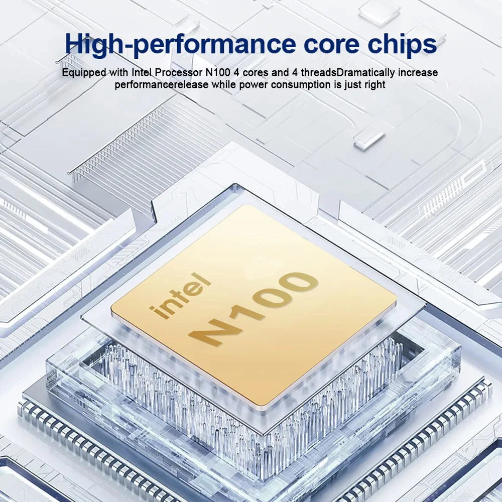 Laptop Dual Screen 15.6" + 7" Touch | Intel N100 | 32GB RAM | 1TB SSD | Tastiera Retroilluminata | Windows 11