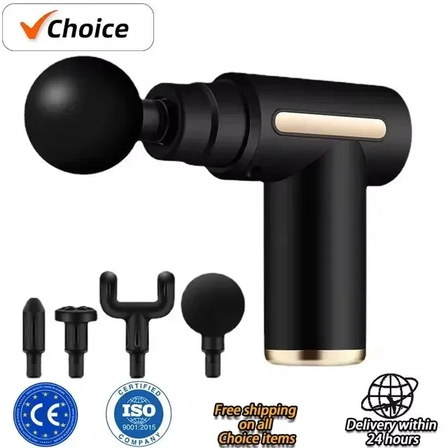 Mini Pistola Massaggiante USB - Massaggiatore Muscolare Portatile per Collo e Fascia