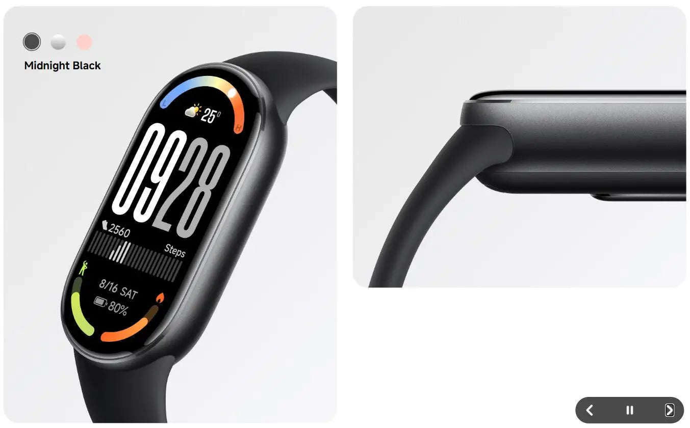 Xiaomi Mi Band 10 - Fitness Tracker con Display AMOLED 1.72" e 150+ Modalità Sport