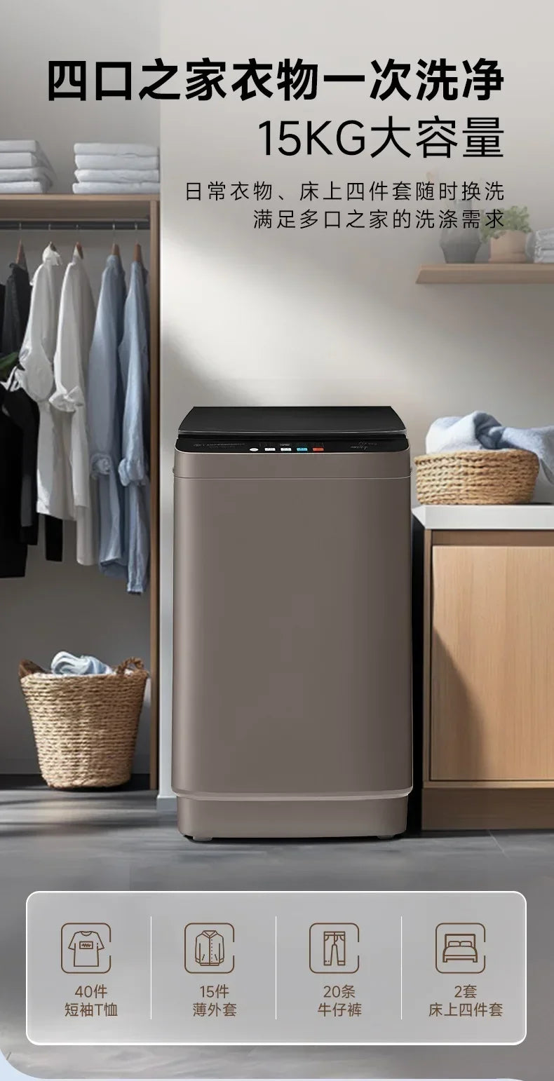 Lavatrice Automatica a Carica Dall'Alto 10-20KG - Lavaggio e Asciugatura Integrati