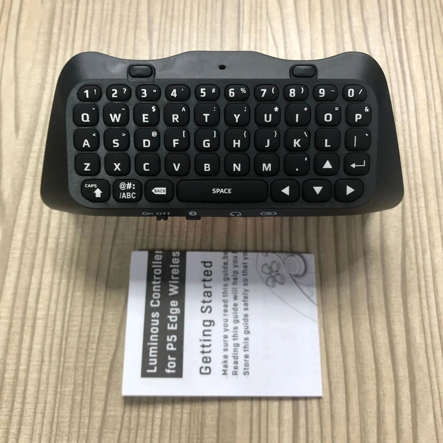 Tastiera Bluetooth per Controller PS5 - Wireless con Retroilluminazione Verde e Speaker Integrato