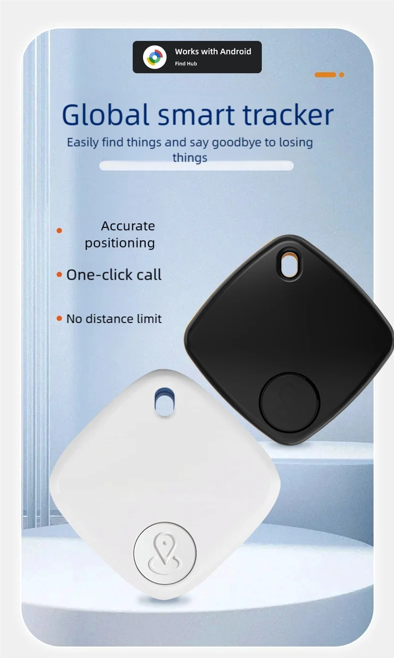 Localizzatore GPS Smart per Animali - Tracker Bluetooth Anti-Smarrimento iOS/Android