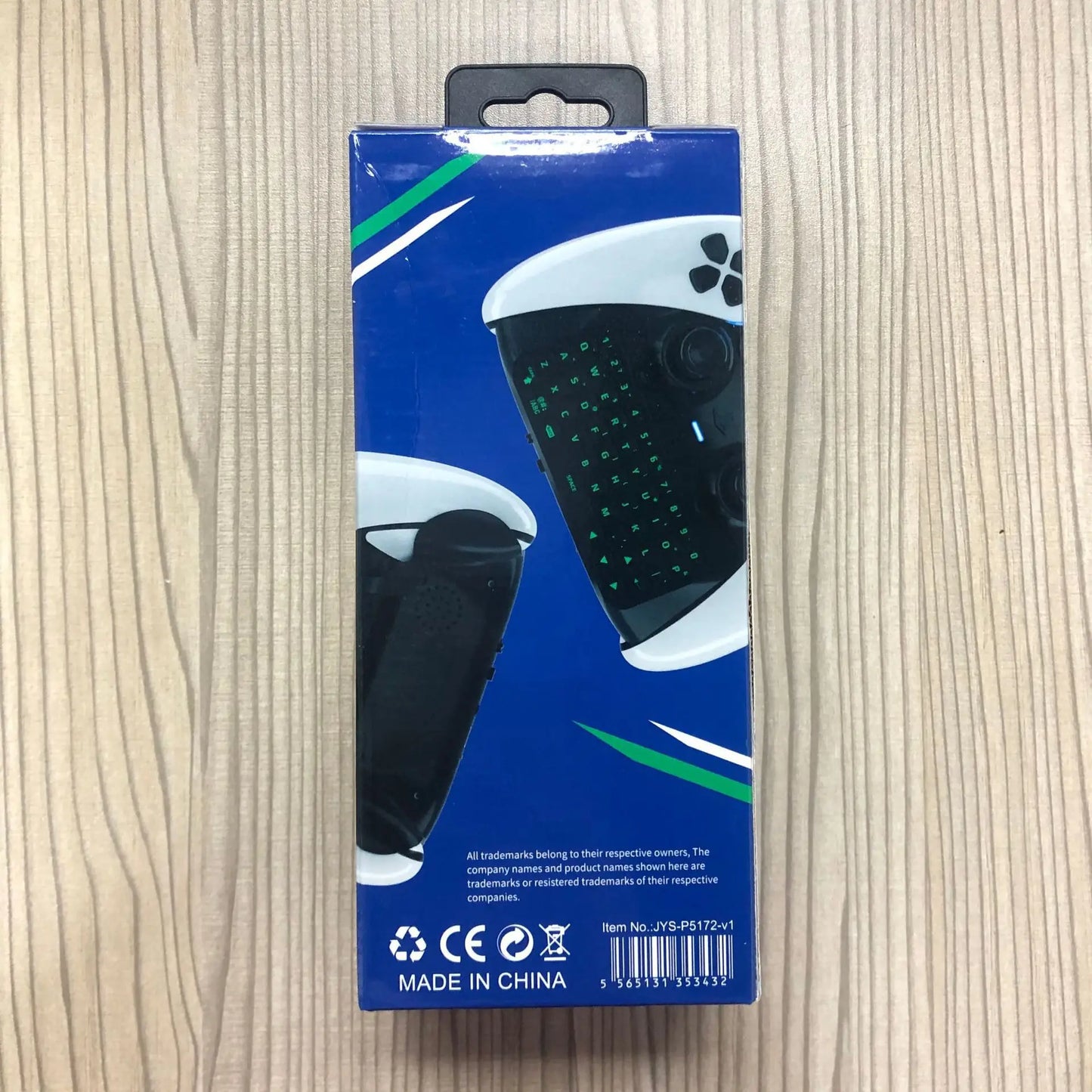 Tastiera Bluetooth per Controller PS5 - Wireless con Retroilluminazione Verde e Speaker Integrato