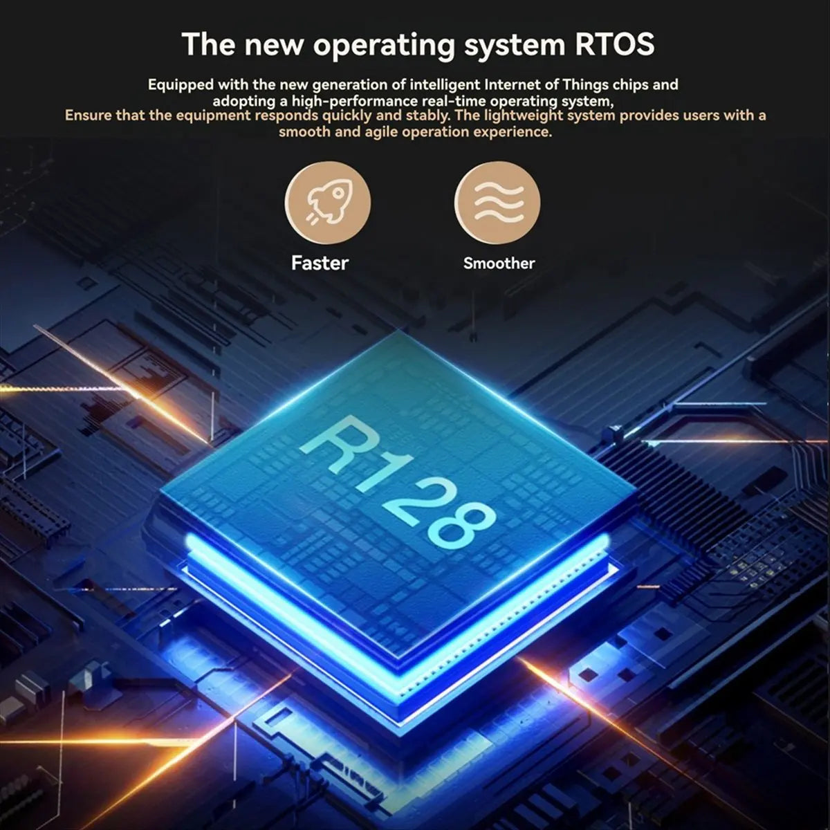 Interruttore Smart Centrale Tuya WiFi - Schermo Touch Rotante con 3 Relè e 4 Pulsanti Programmabili