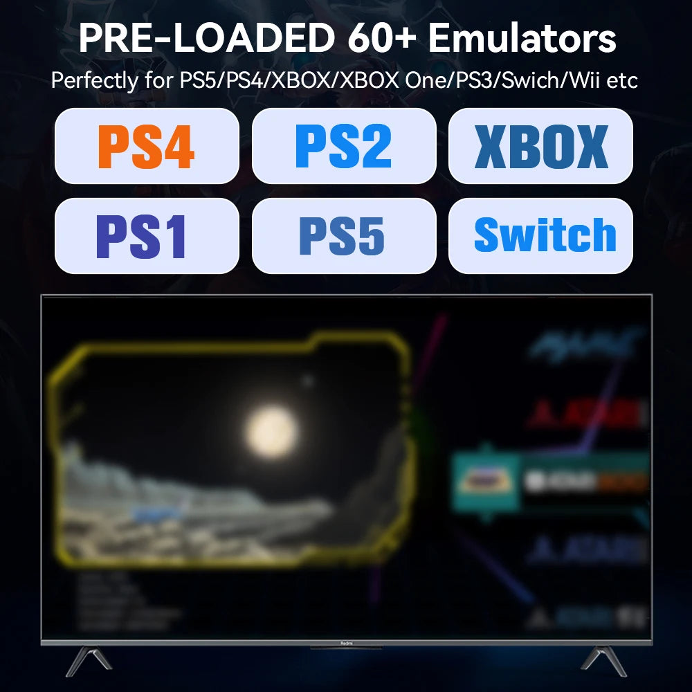 Console Retro Gaming Portatile 6TB - 65000+ Giochi 3D/AAA/Retro per PS5/PS4/PS3/PS2/Xbox/Switch