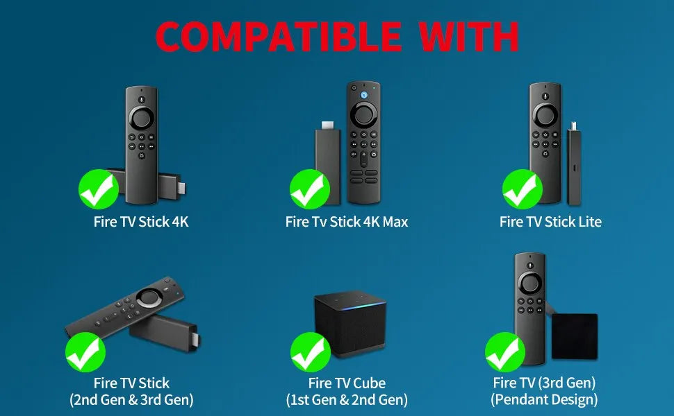 Telecomando Vocale Bluetooth per Amazon Fire TV Stick Lite - Terza Generazione