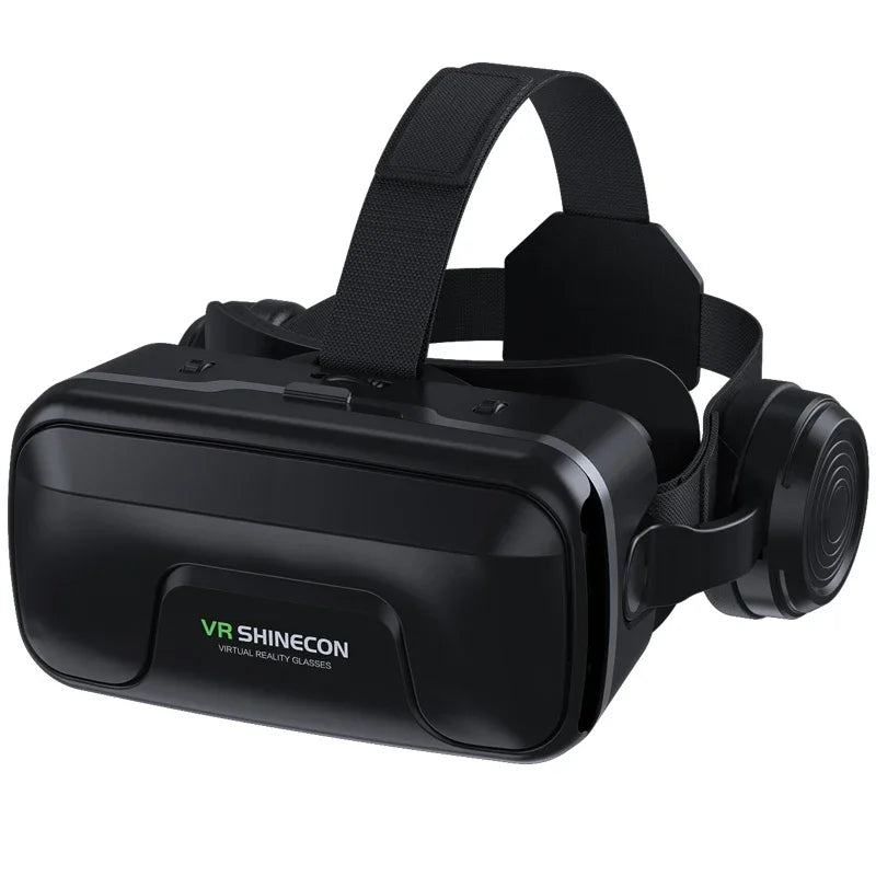 VR Shinecon 10.0 - Visore Realtà Virtuale 3D per Smartphone con Cuffie Integrate