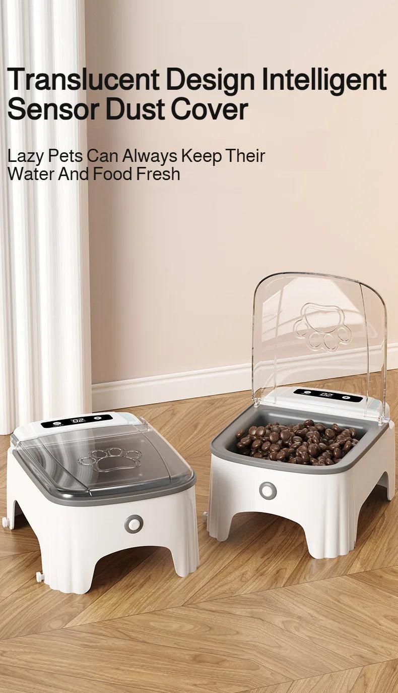 Ciotola Smart con Sensore Automatico per Cani e Gatti - Dispenser Intelligente