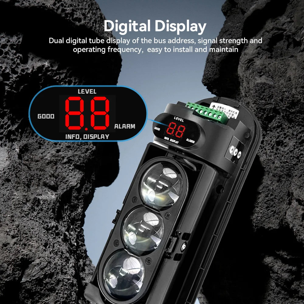 Sensore a Barriera Infrarossi Doppio/Triplo Cablato IP65 Impermeabile per Villa e Fattoria