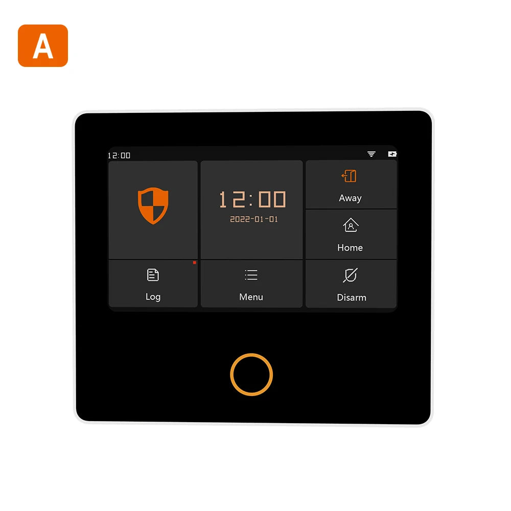 Kit Allarme Casa WiFi Smart con Display Touch 4.3" - Sistema Antifurto Wireless Tuya con 10 Lingue e Controllo App