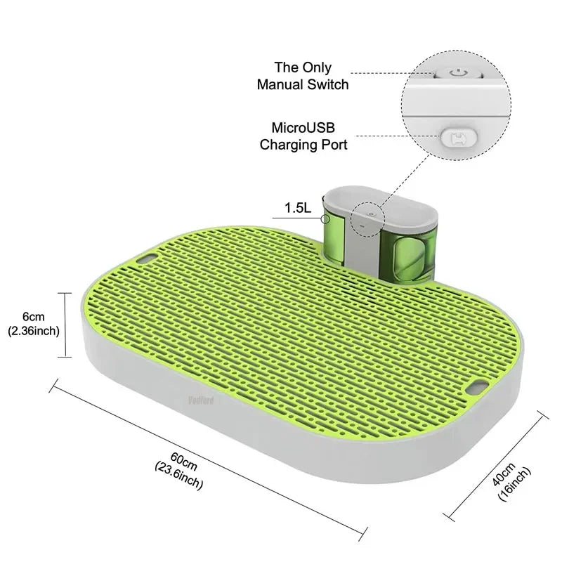 Toilette Smart per Cani con Raccolta Automatica Urina - Tappetino Igienico Indoor Riutilizzabile