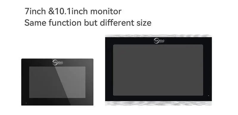 Videocitofono Smart WiFi Anjielo 2 Fili - Monitor Touch 7" IPS 1080P Impermeabile con App TUYA