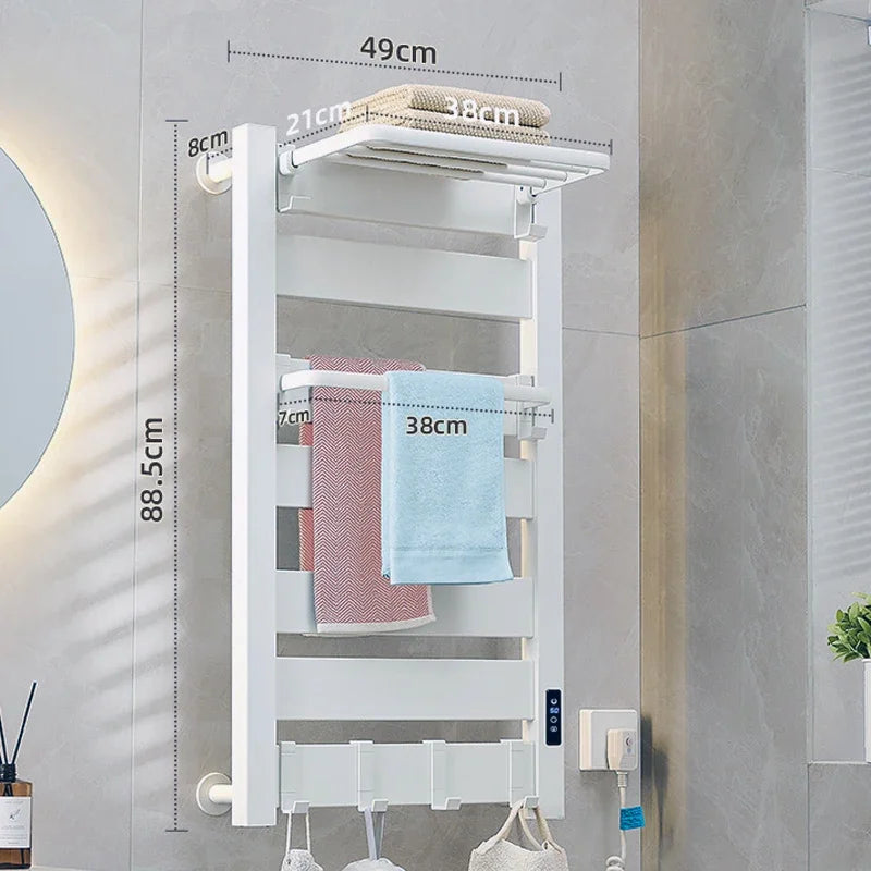 Scaldasalviette Elettrico Smart WiFi - Termoarredo da Parete per Bagno e Cucina