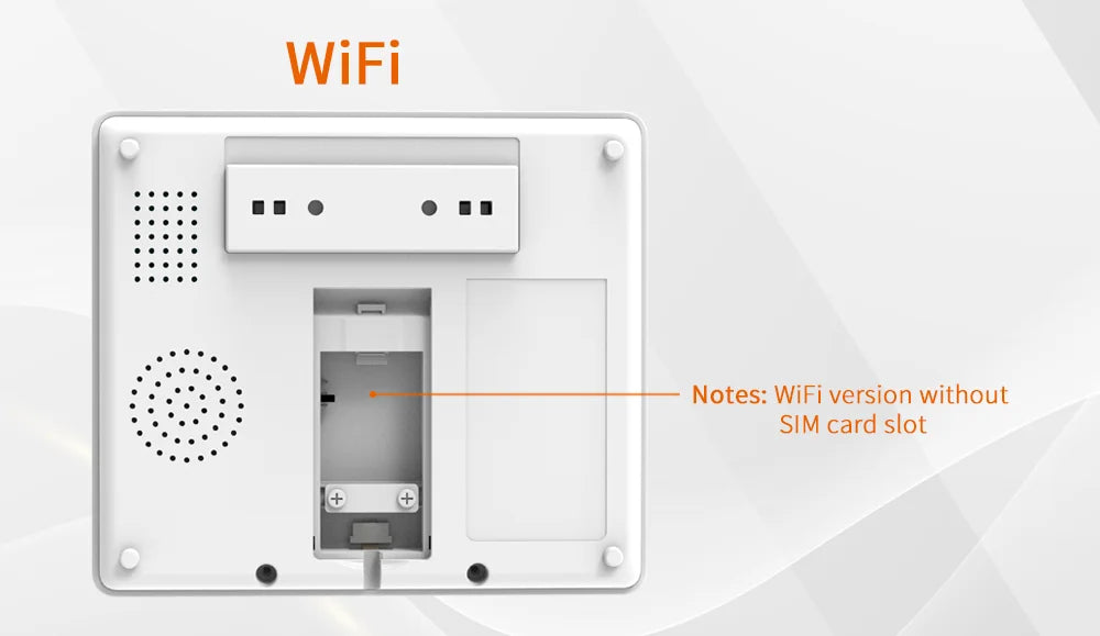 Kit Allarme Casa WiFi Smart con Display Touch 4.3" - Sistema Antifurto Wireless Tuya con 10 Lingue e Controllo App