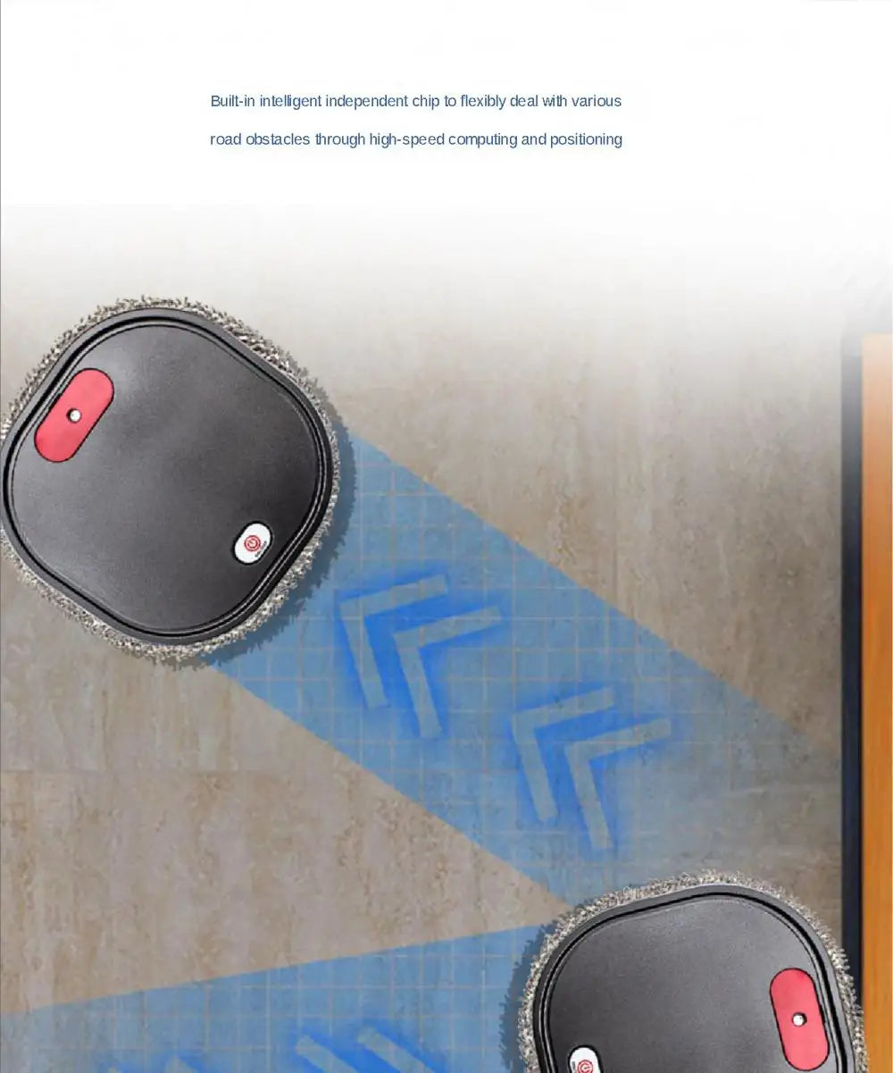 Robot Aspirapolvere e Lavapavimenti 3 in 1 Intelligente Ricaricabile con Spray e Funzione Asciutto/Bagnato