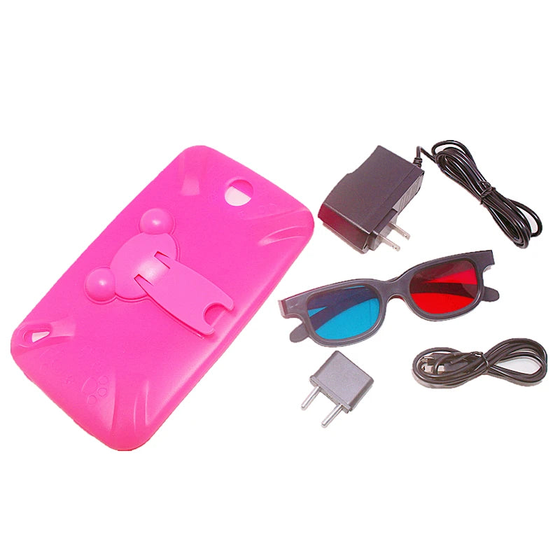 Tablet per Bambini Android 10.0 E98 7" - 1GB RAM 16GB ROM con Custodia Silicone e Doppia Fotocamera