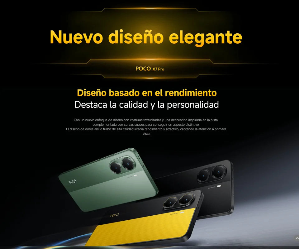 POCO X7 Pro 5G - Smartphone con Dimensity 8400-Ultra, Fotocamera 50MP, Display AMOLED 120Hz