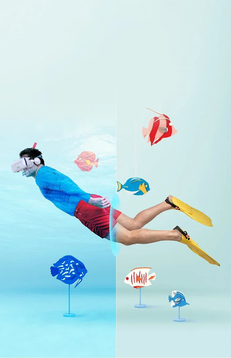 VR Shinecon 10.0 - Visore Realtà Virtuale 3D per Smartphone con Cuffie Integrate