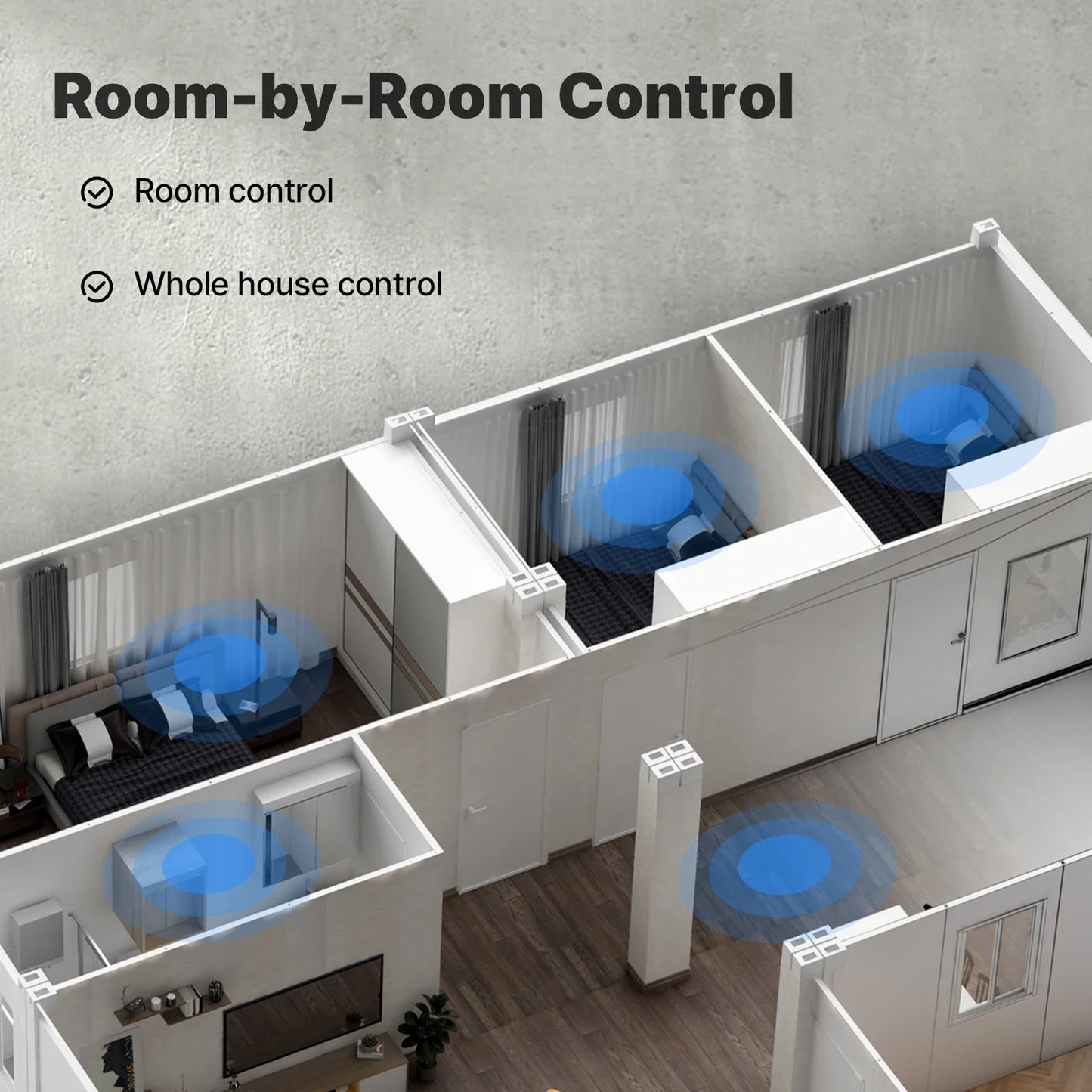 Pannello di Controllo Smart MOES WiFi 3.5" Touch Screen con Hub Bluetooth Mesh e 3 Relè Integrati