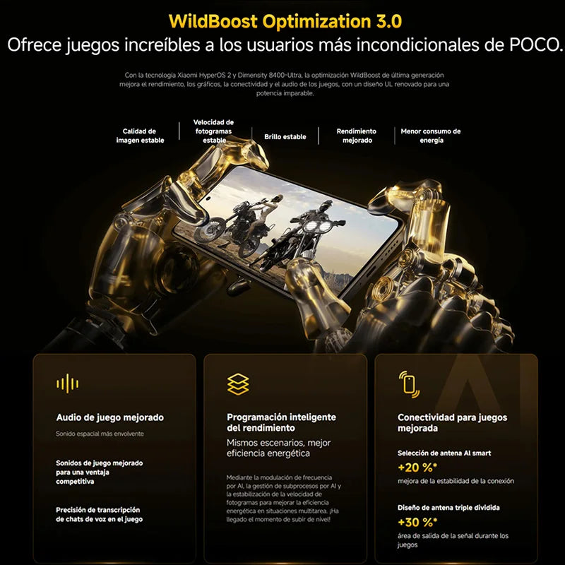 POCO X7 Pro 5G - Smartphone con Dimensity 8400-Ultra, Fotocamera 50MP, Display AMOLED 120Hz