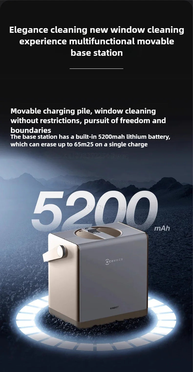 Robot Lavavetri ECOVACS WINBOT W2S PRO - Pulizia Automatica Finestre con Tecnologia Avanzata