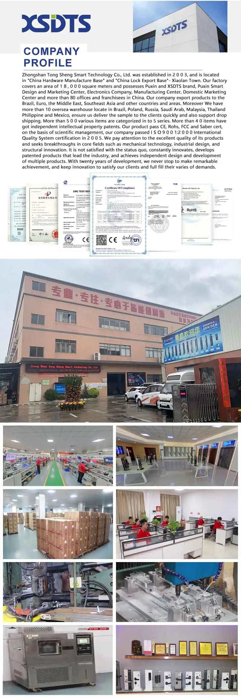 Serratura Smart WiFi con Riconoscimento Facciale 3D e Telecamera Integrata