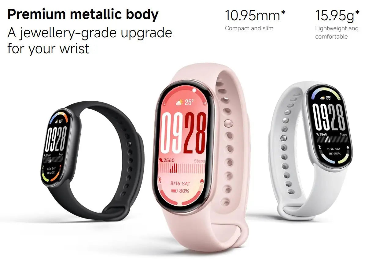 Xiaomi Mi Band 10 - Fitness Tracker con Display AMOLED 1.72" e 150+ Modalità Sport