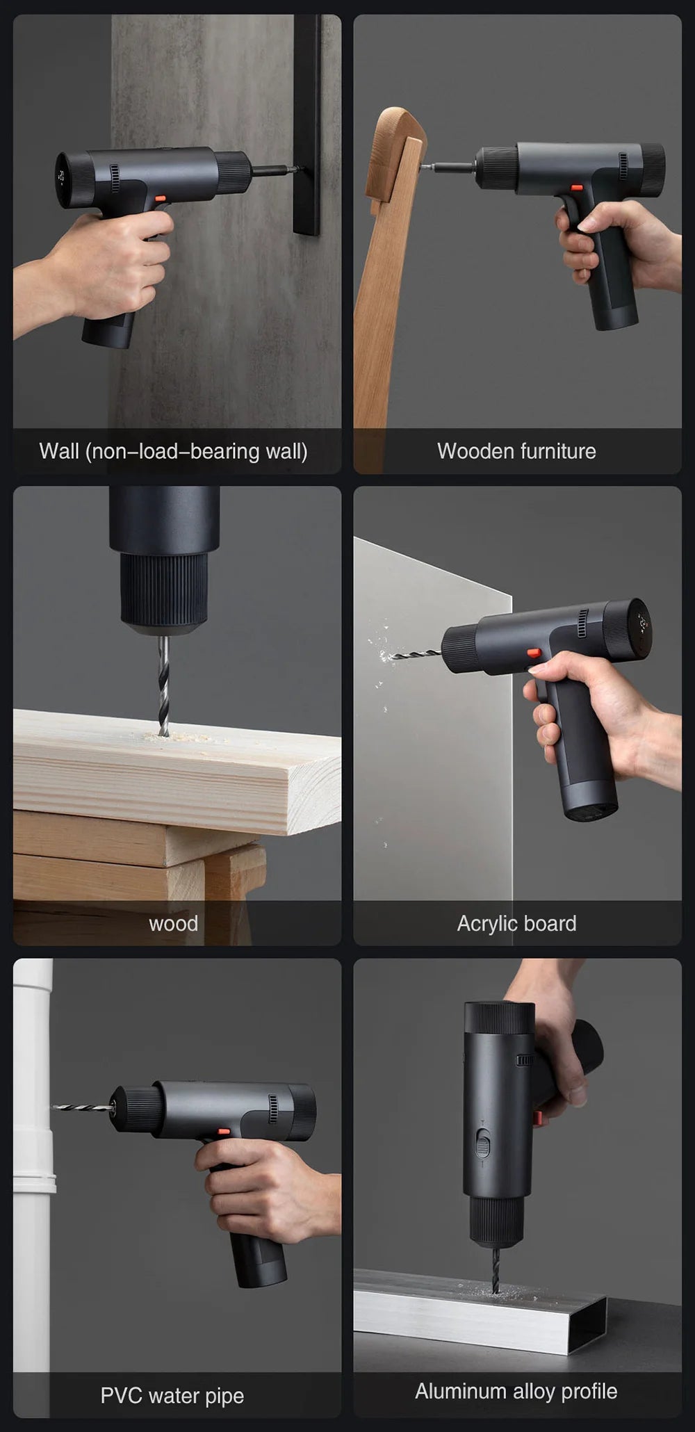 Trapano Avvitatore Elettrico Smart Xiaomi Mijia con Display Intelligente