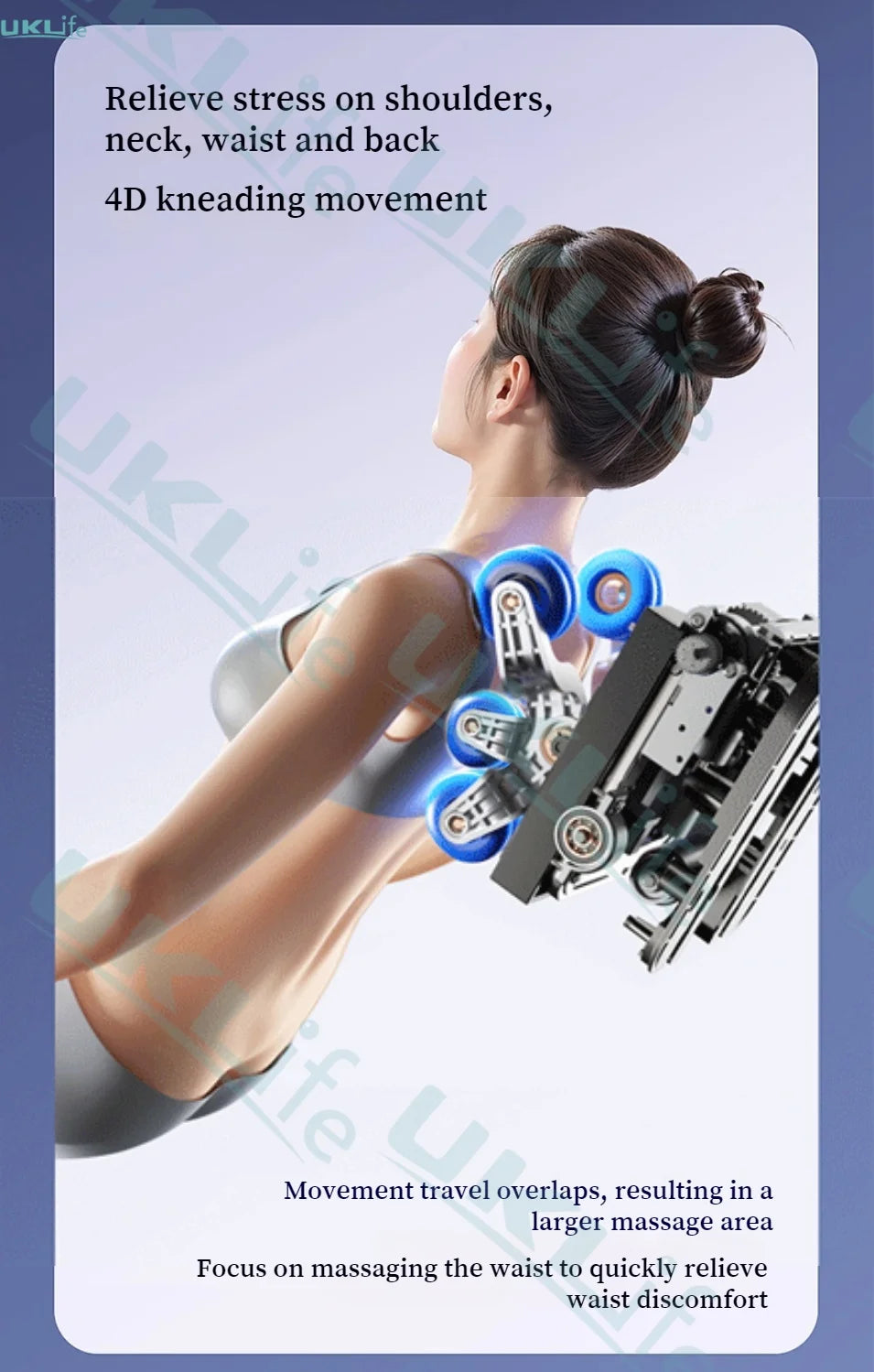 Poltrona Massaggiante 6D Zero Gravity SL Track - Controllo Vocale AI Riscaldamento Thai Stretch