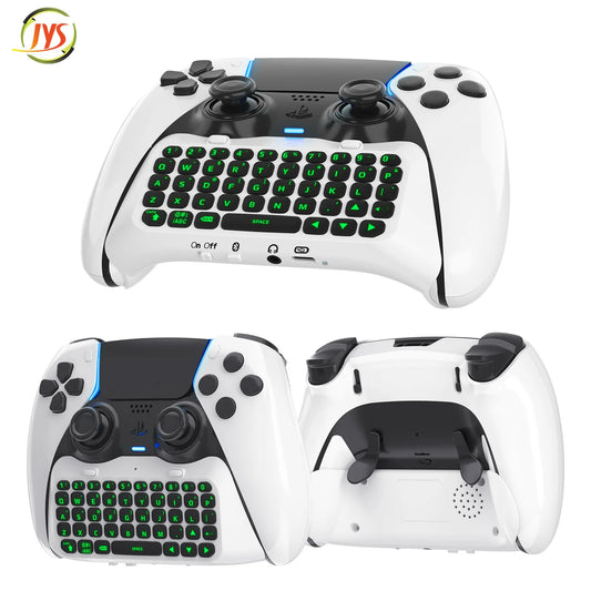 Tastiera Bluetooth per Controller PS5 - Wireless con Retroilluminazione Verde e Speaker Integrato