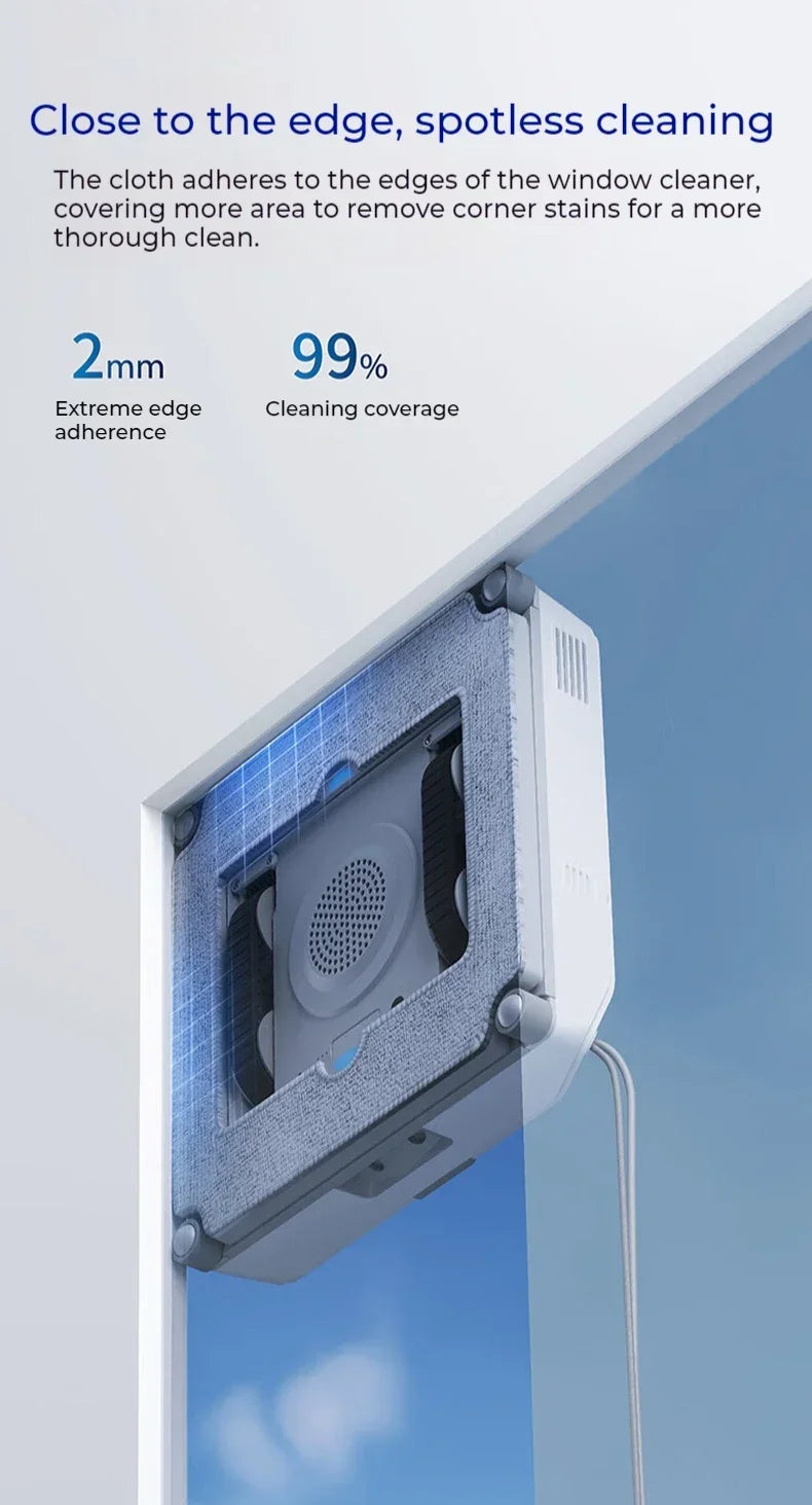 Robot Lavavetri ECOVACS WINBOT AIR MINI - Aspirazione 8000Pa per Finestre Perfette