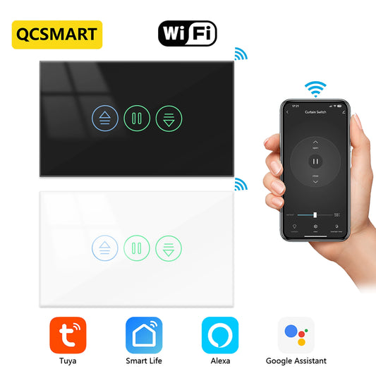 Motore Elettrico Smart per Tapparelle Tuya - Controllo Touch e Vocale Alexa