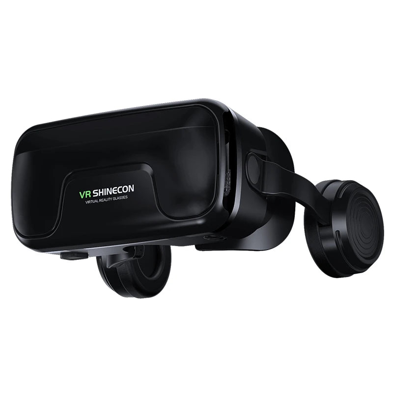 VR Shinecon 10.0 - Visore Realtà Virtuale 3D per Smartphone con Cuffie Integrate