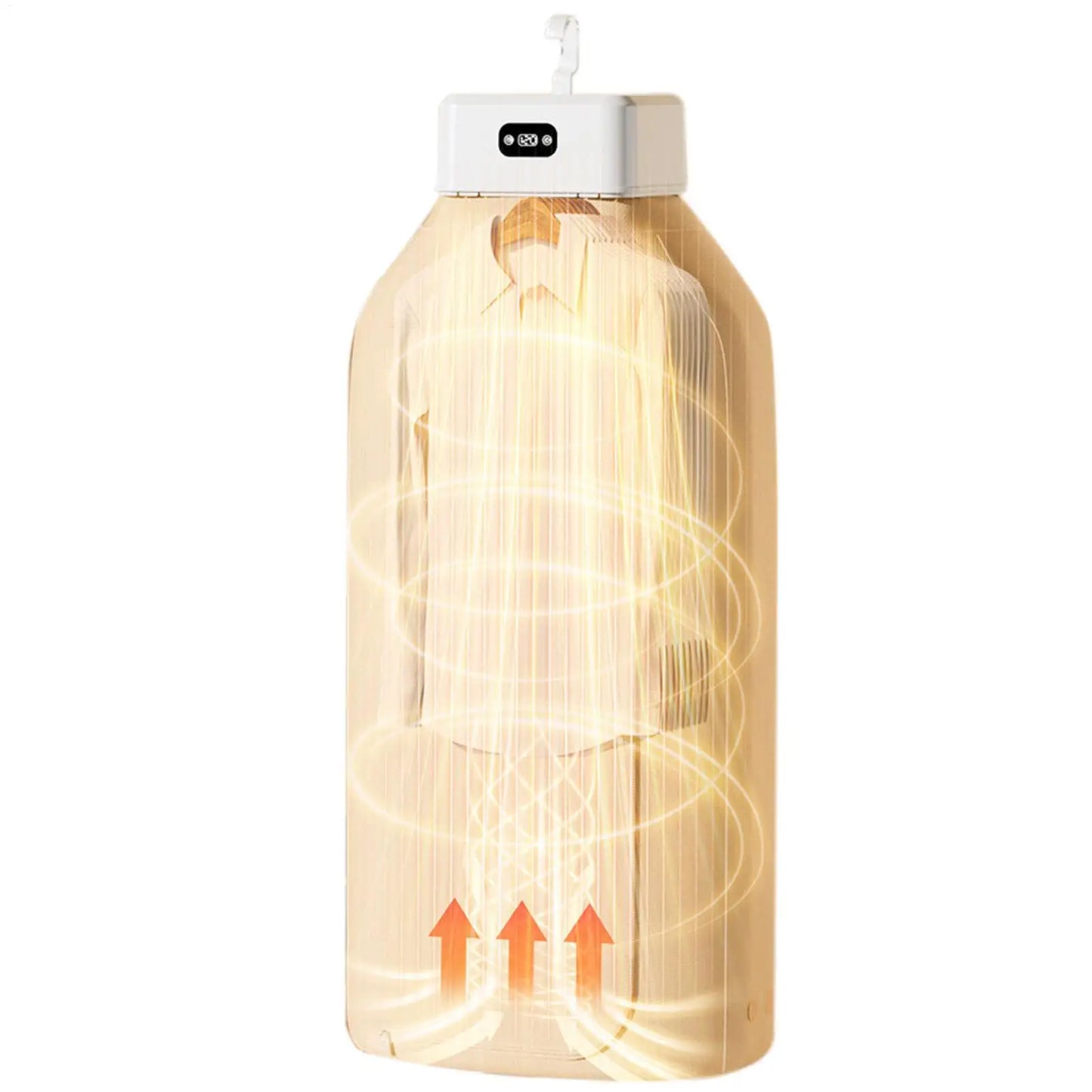 Stendibiancheria Elettrico Portatile Salvaspazio Multifunzionale per Asciugatura Rapida Biancheria