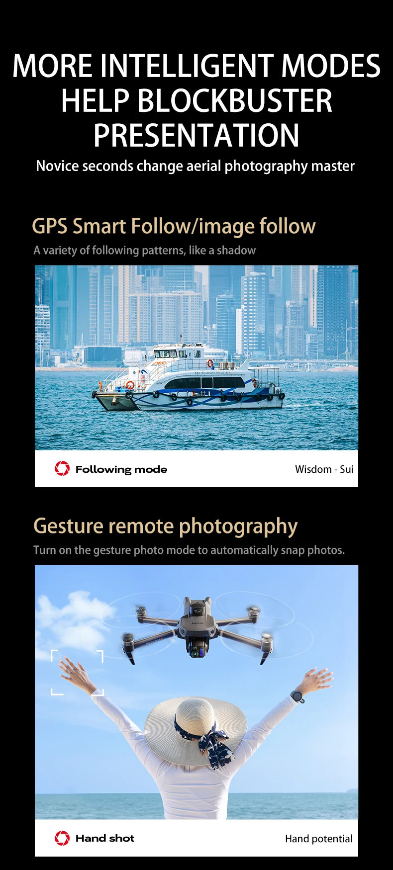 Drone GPS Professionale P7 MAX 8K - Trasmissione 20km, Radiocomando con Schermo, Brushless